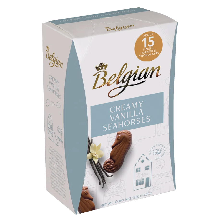 The Belgian Flowpack Seahorses Vanilla 135gr